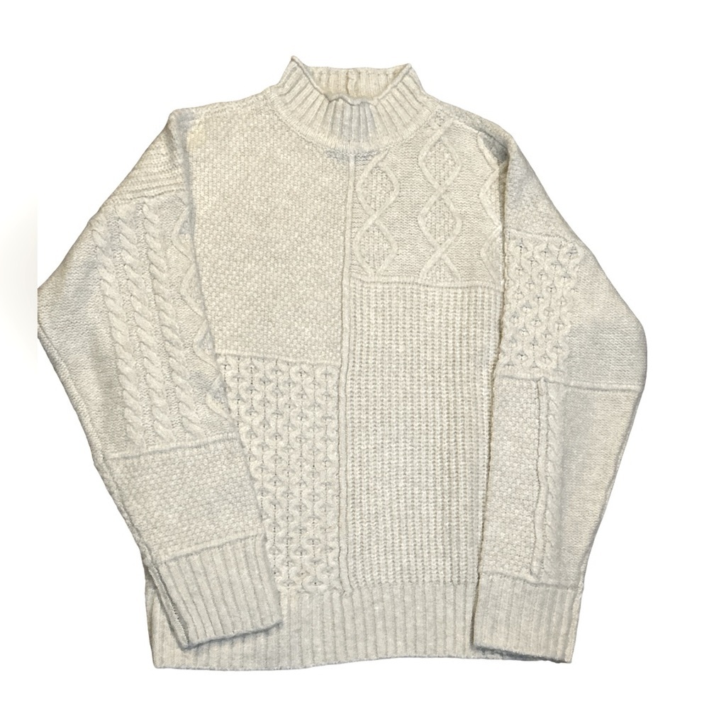 American Eagle Oversized Soft & Cozy Mixed Stitch Sweater - Picture 4 of 6